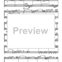Suite No. 3 in C - Score