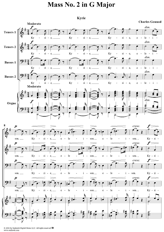 Mass No. 2 in G Major