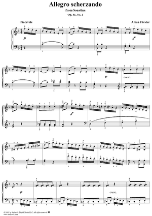 Allegro from Op 51, No 3