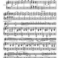 Valse-scherzo for Violin and Orchestra in C major (C-dur) - Score