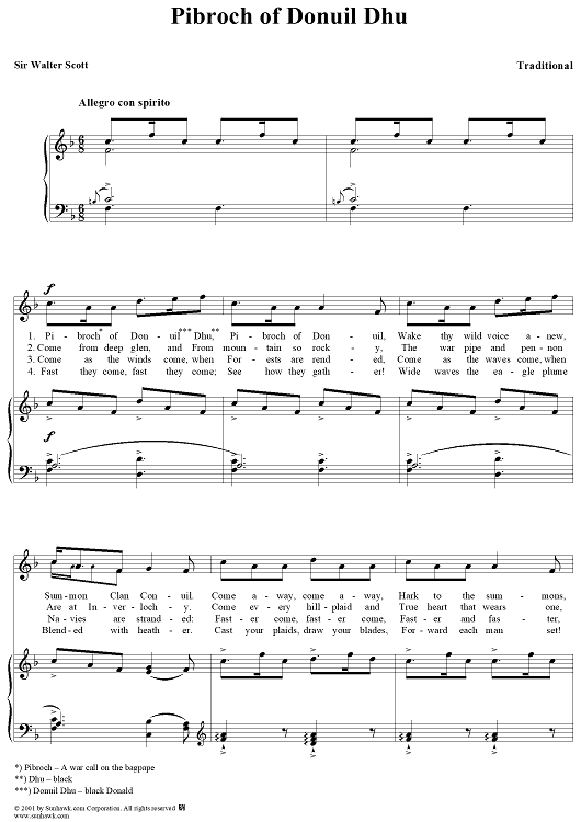 Pibroch of Donuil Dhu