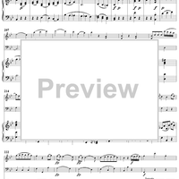 Piano Trio No. 1 in B-flat Major K254 - Piano Score