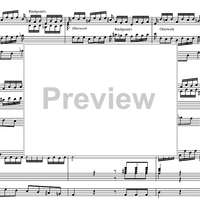 Concerto C Major BWV 595