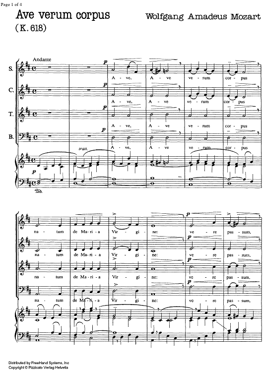 Ave Verum Corpus KV618