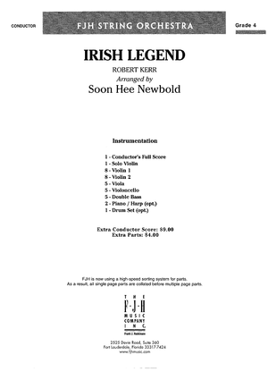 Irish Legend - Score Cover