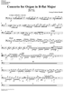 Concerto for Organ in Bb Major, Op 4, No. 2 (HMV 290) - Cello/Bass/Continuo