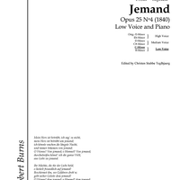 Jemand Op.25 No. 4