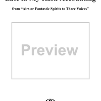 Late in My Rash Accounting