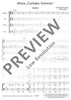 Missa "Cantabo Domino" - Choral Score