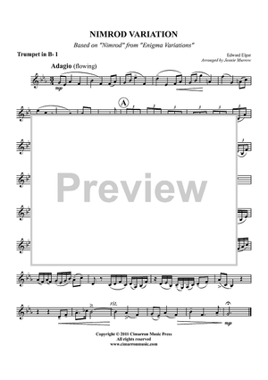 Nimrod Variation - Trumpet 1 in Bb