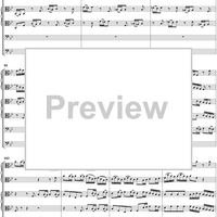 Brandenburg Concerto No. 6: Movement 1 - Score
