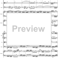 Double Clavier Concerto No. 1 in C Minor, Movement 3   (BWV 1060) - Score