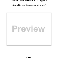 One Summer Night, Op. 26, No. 2