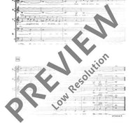 Over the threshold - Choral Score