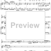 "Von der Welt verlang' ich nichts", Aria, No. 7 from Cantata No. 64: "Sehet, welch eine Liebe" - Piano Score