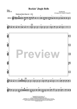 Rockin' Jingle Bells - Oboe (Opt. Flute 2)