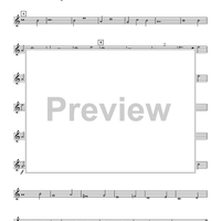 Fünffstimmigter blasender Music - B-flat Trumpet 2