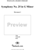 Symphony No. 25 in G Minor, Movement 2 - Full Score