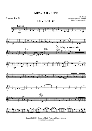 Messiah Suite - Trumpet 2 in Bb
