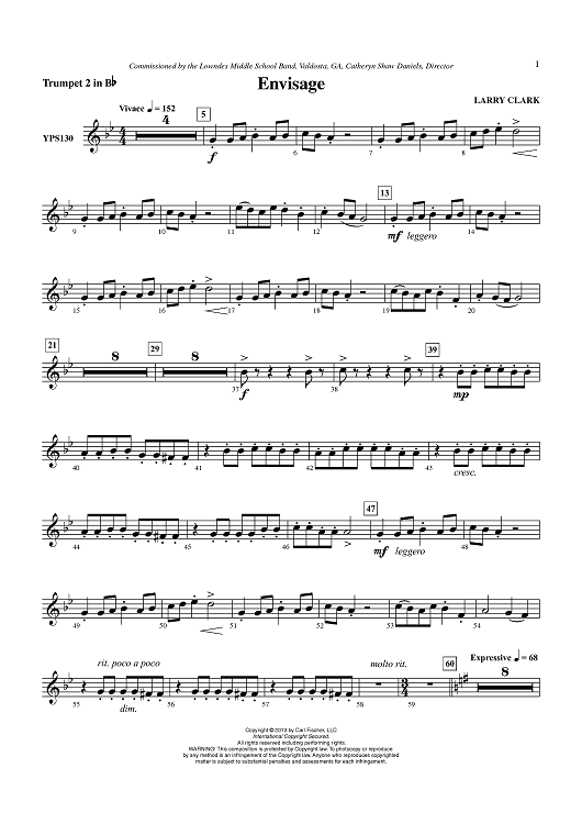 Envisage - Trumpet 2 in Bb
