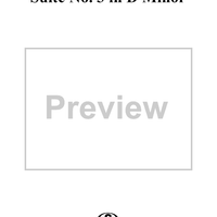 Suite No. 3 in D Minor