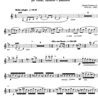 Trio - Clarinet in A