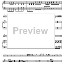 Concerto No. 3 G Major, KV216 - Piano Score