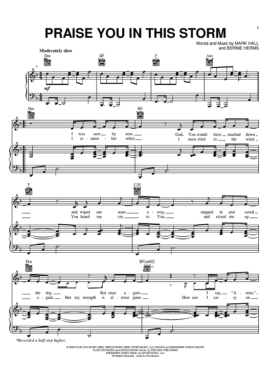 Praise You In This Storm