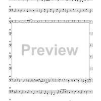 Brandenburg Concerto No. 6 - for Cello Sextet - Cello 6