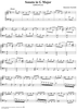 Sonata in G major, K305