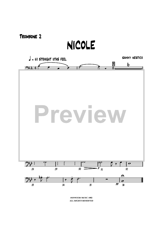 Nicole - Trombone 2