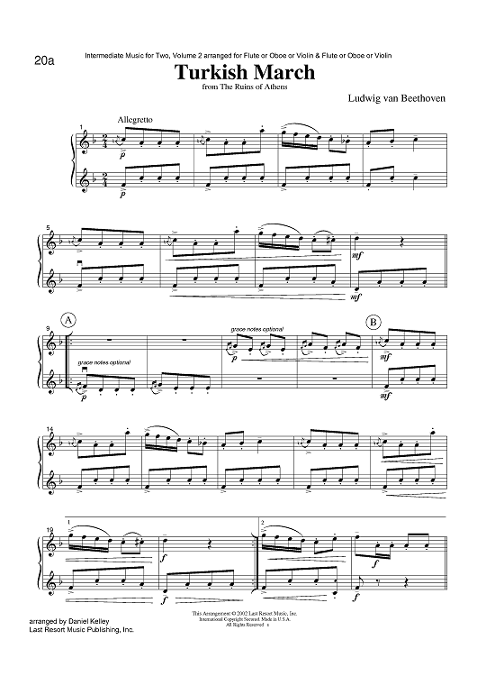 Turkish March - from The Ruins of Athens