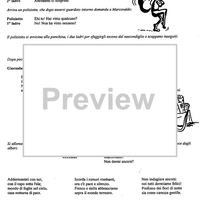 La villeggiatura in panchina [piano reduction] - Notes