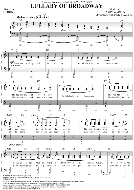 Lullaby of Broadway