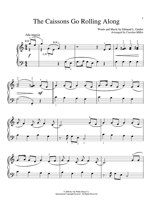 The Caissons Go Rolling Along