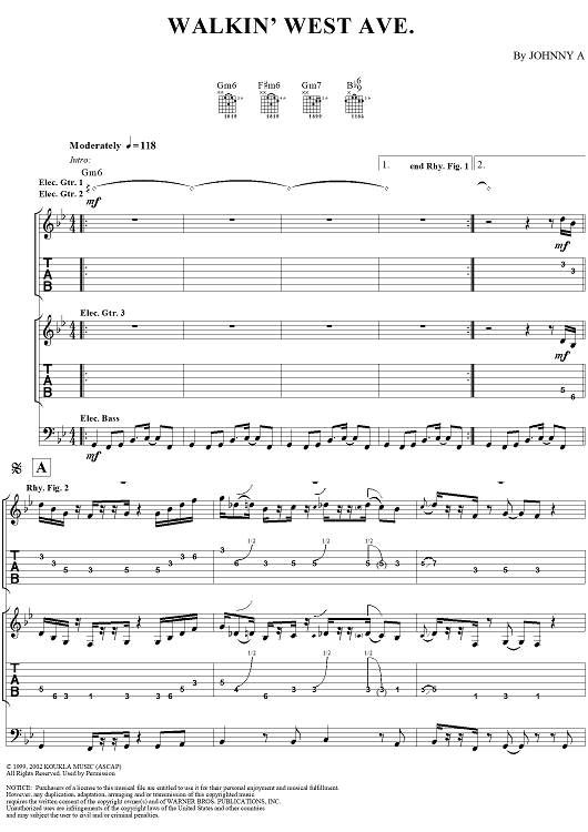 Walkin' West Ave.