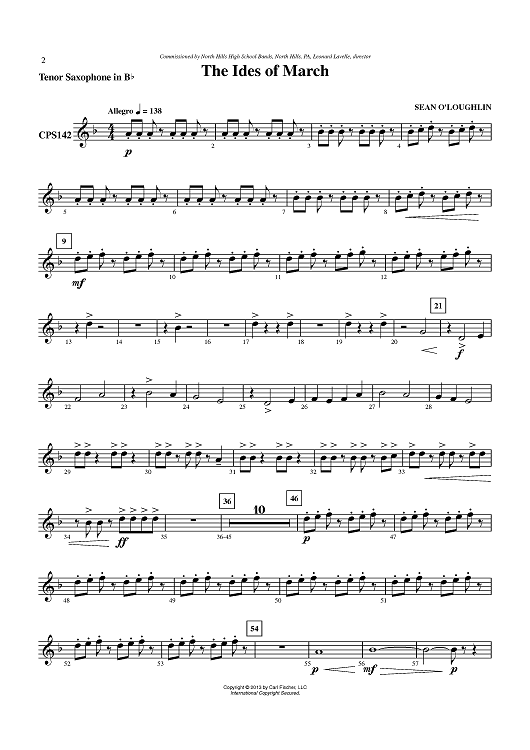 The Ides of March - Tenor Sax
