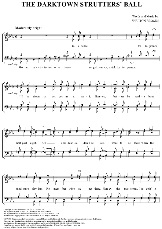 The Darktown Strutters' Ball