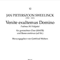 O come, let us sing to the Lord - Choral Score