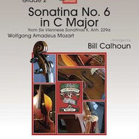 Sonatina No.6 In C Major - Cello