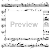 5 Minuets D89 - Violin 1