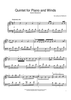 Quintet For Piano And Winds: Andante