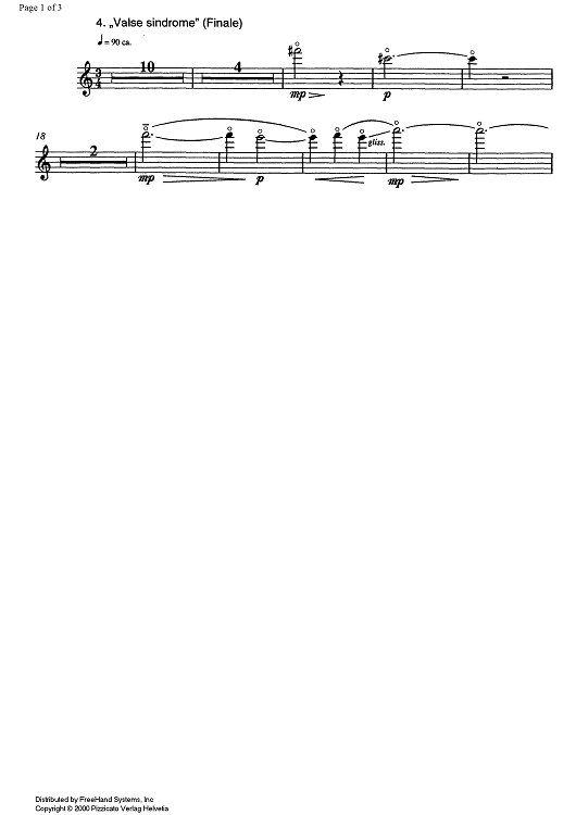 4 Valse sindrome - Violin