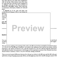 Phantasy Op.54 - Preface