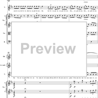 "Clarice cara mia sposa", aria, K256 - Full Score