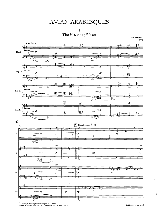 Avian Arabesques - Score