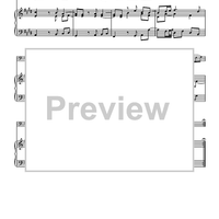 Sonata in E Major BWV 1035 - Piano Score