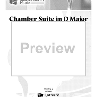 Chamber Suite in D Major for Cello Quartet or Choir - Score