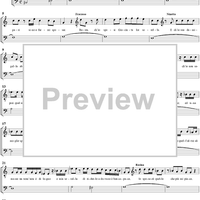 "Ella vuole ed io torrei", No. 8 from "La Finta Semplice", Act 1, K46a (K51) - Full Score