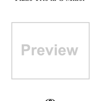 Piano Trio in G Minor, Op. 15 - Cello